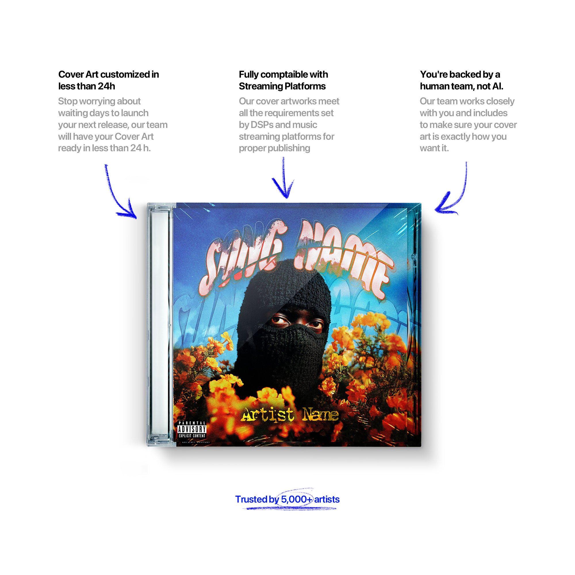 Balaclava and Flowers