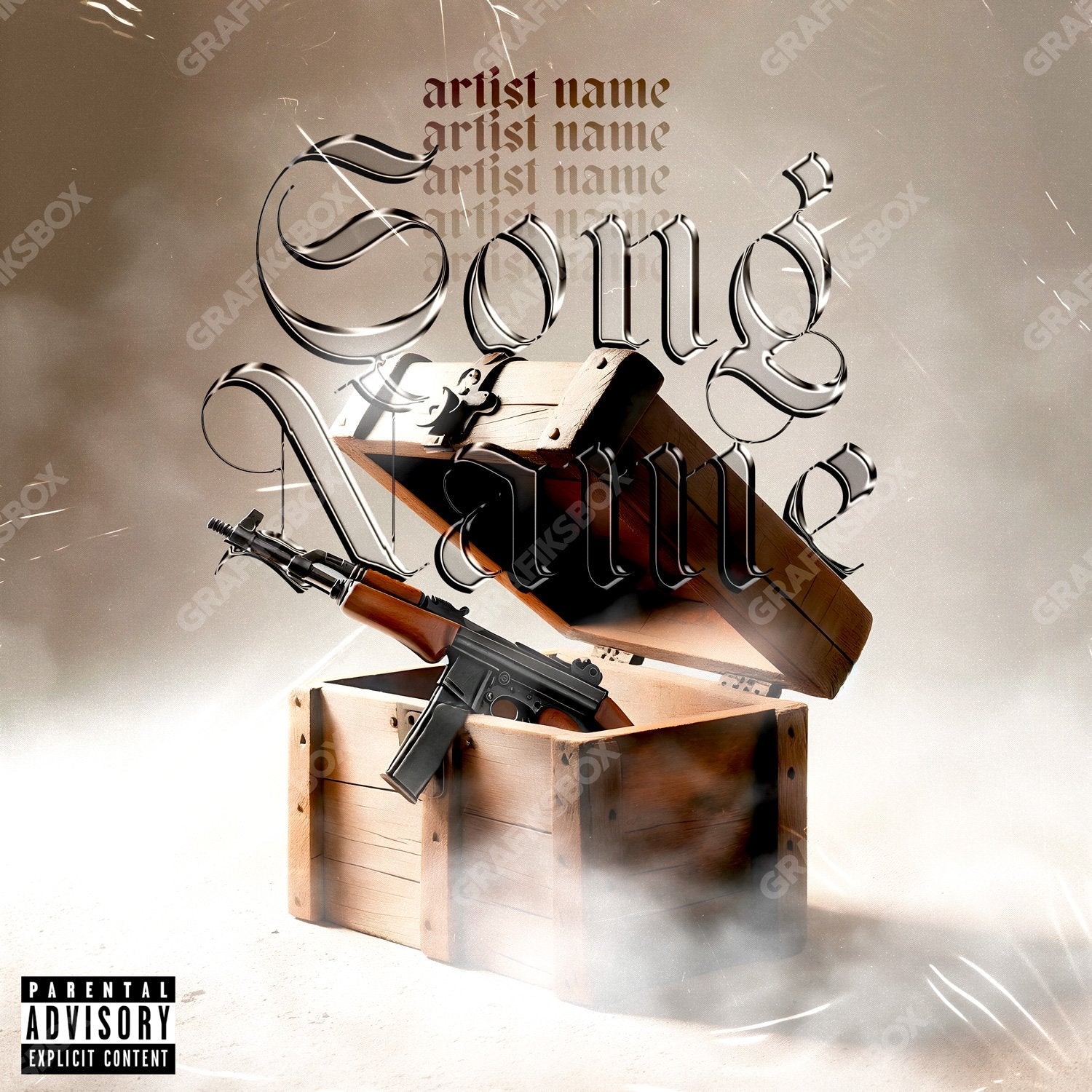 Ak Box premade cover art