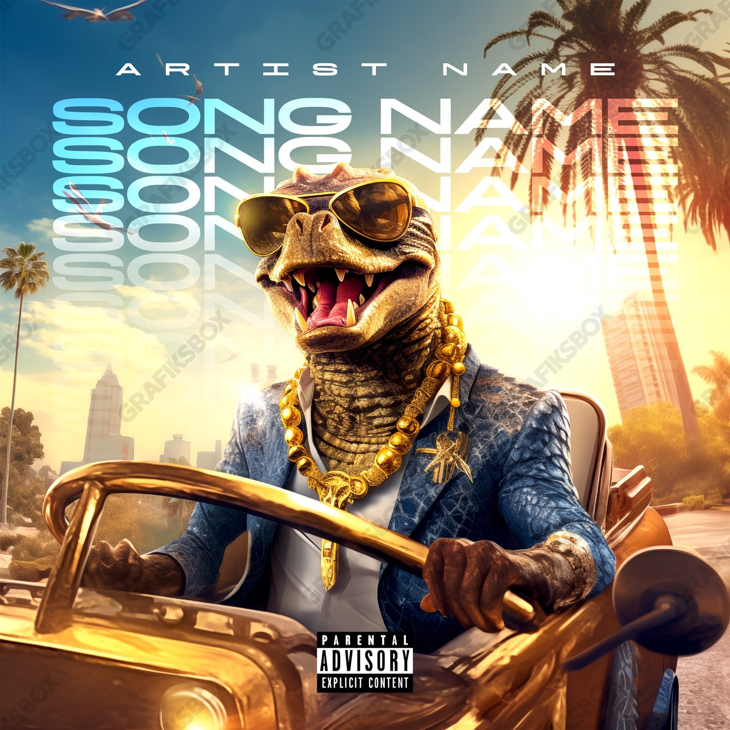 Alligator premade cover art