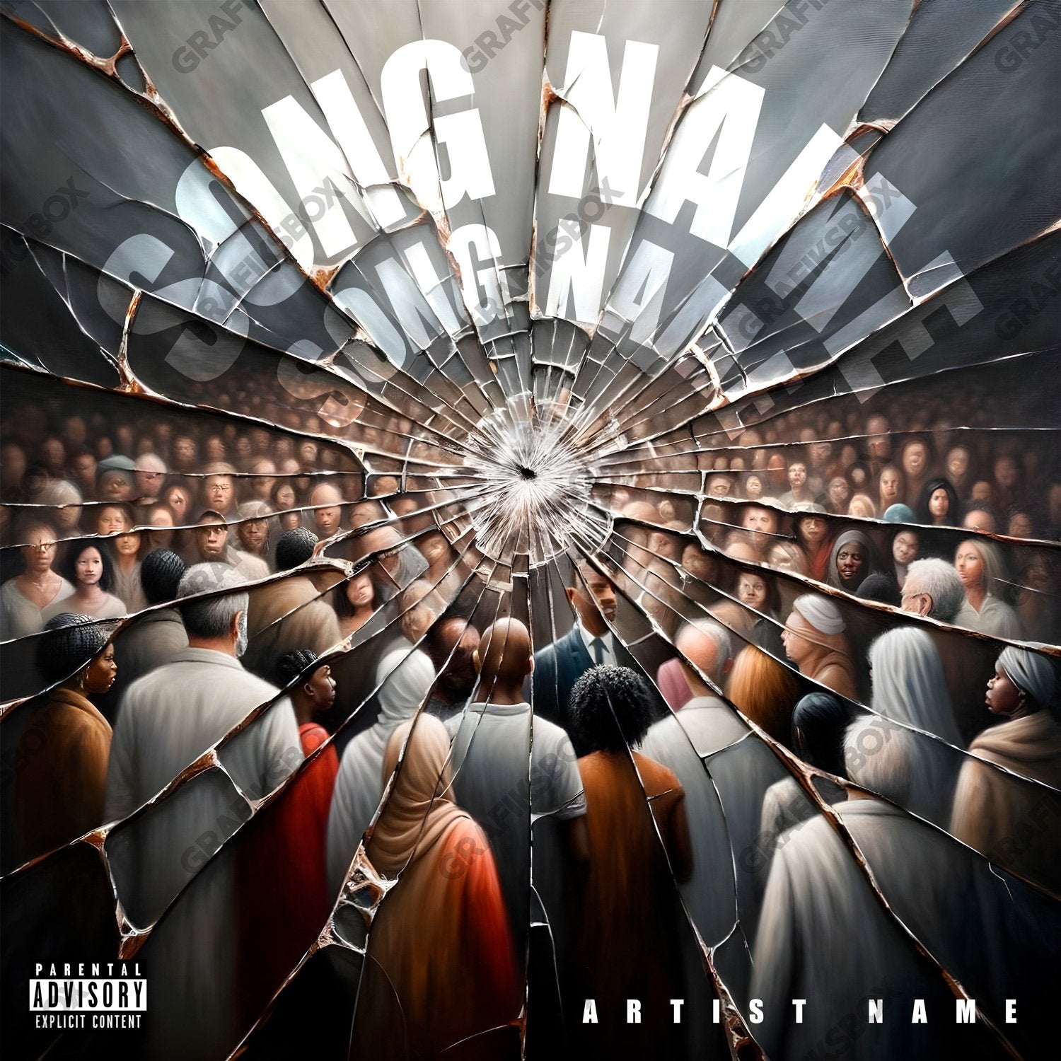 Antisocial premade cover art