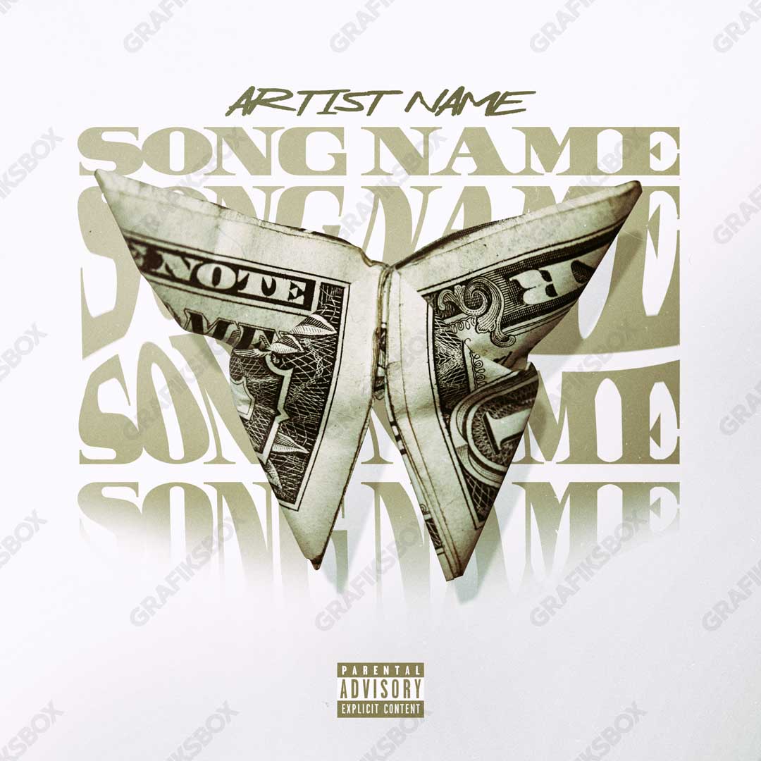 butterfly money premade cover art