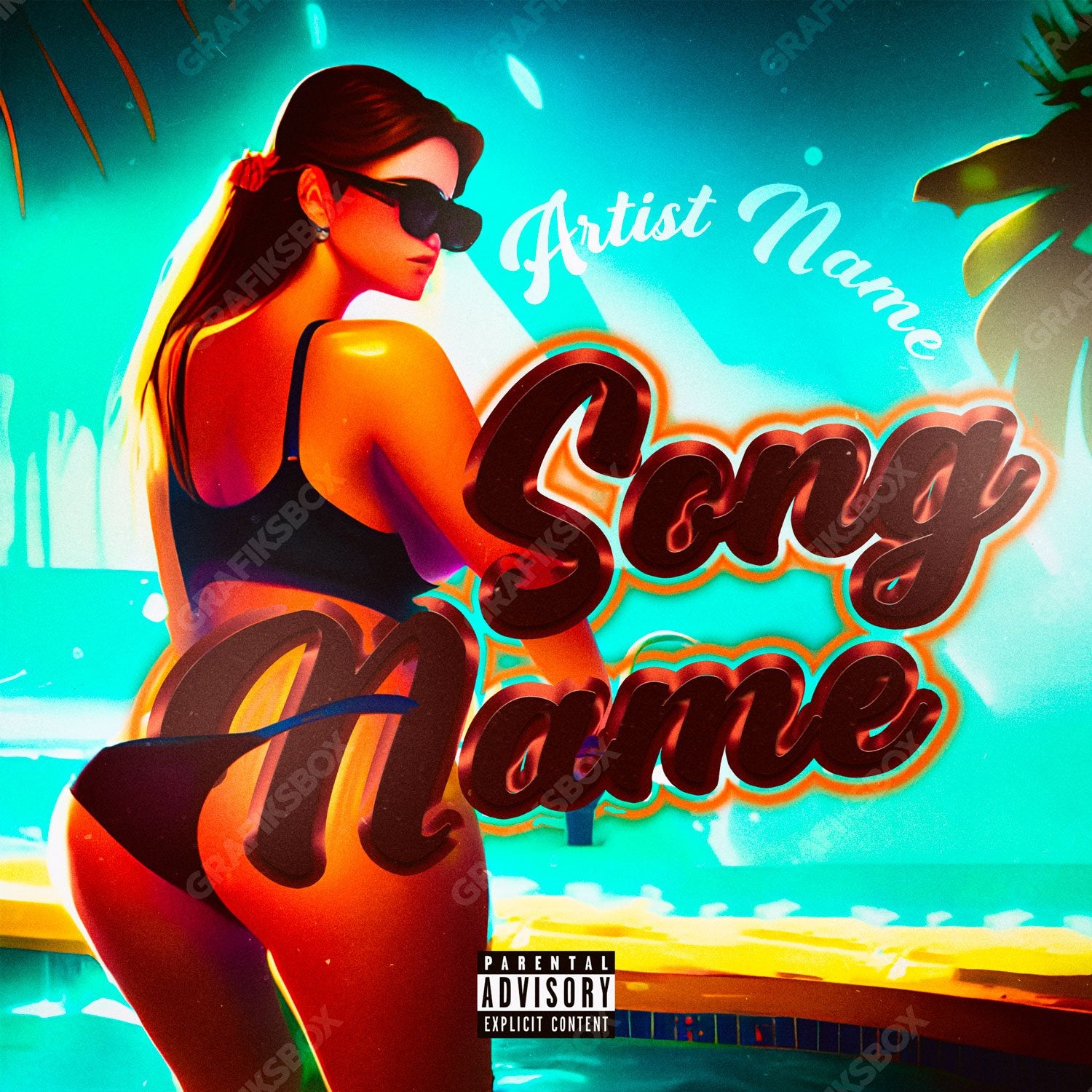 Beachy premade cover art