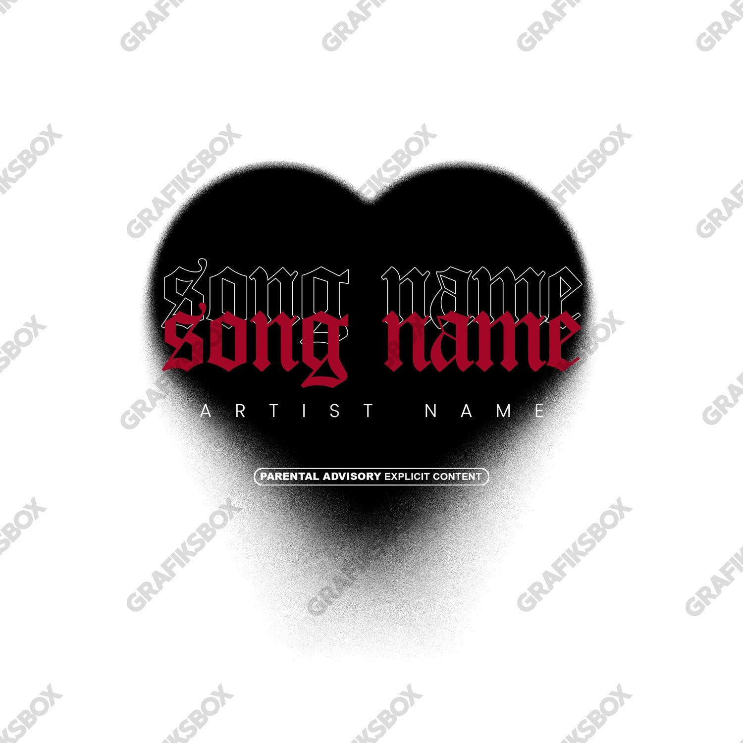 Black Luv premade cover art