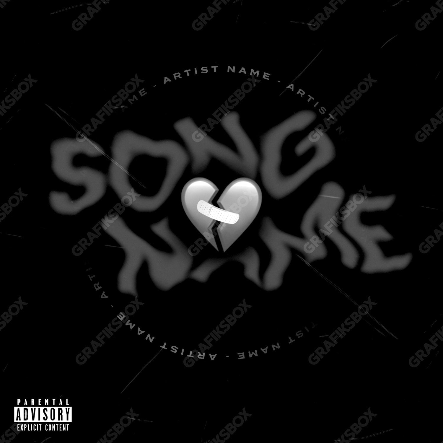 Black Pain premade cover art