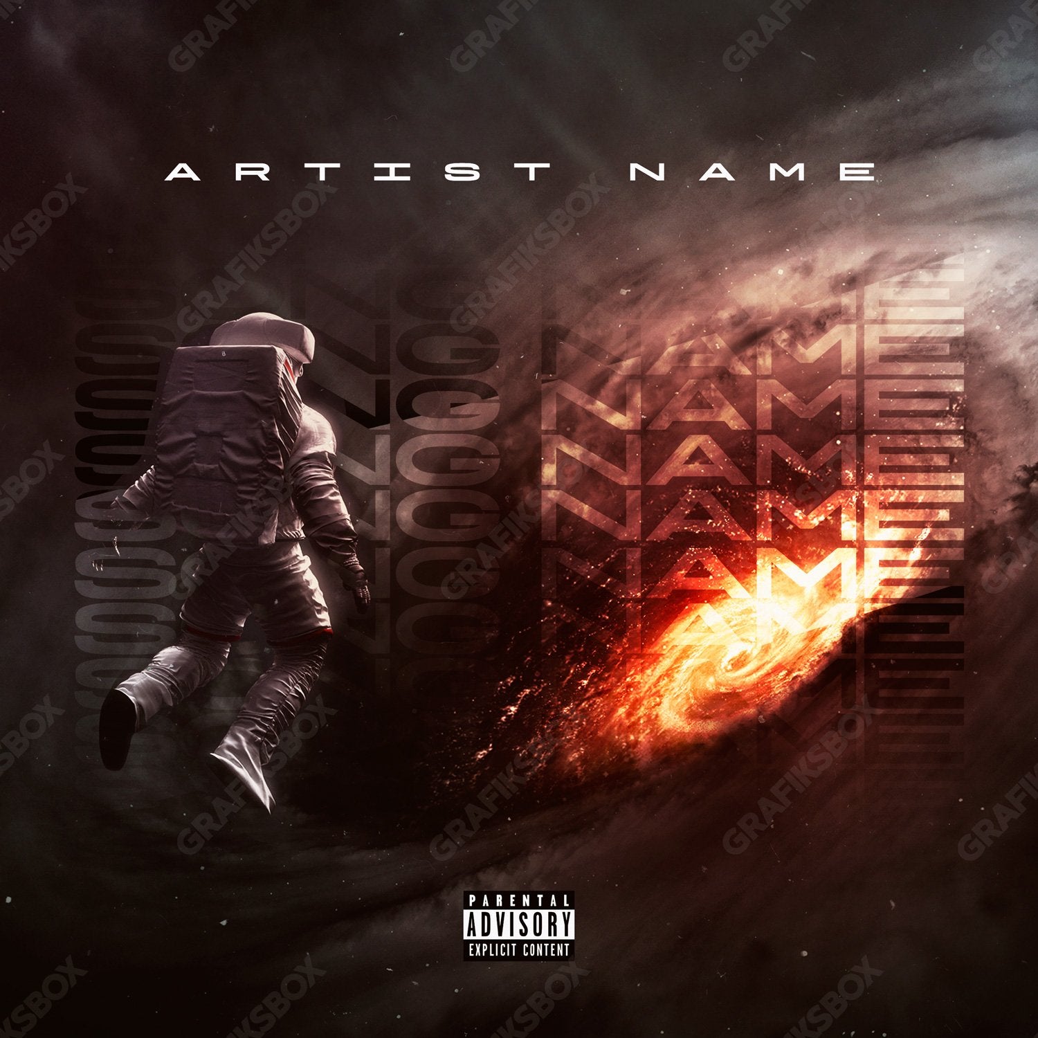 Black hole premade cover art