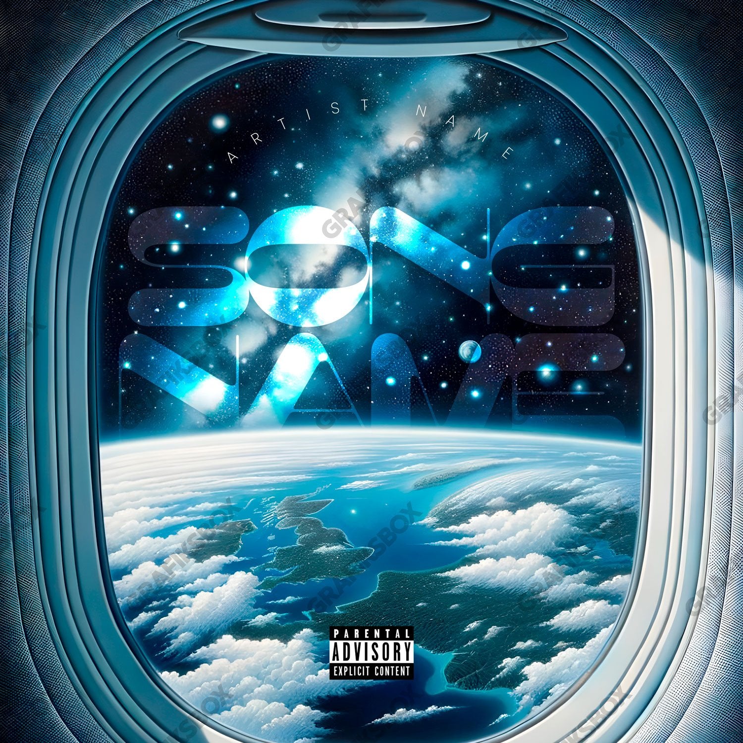 Blue Globe premade cover art