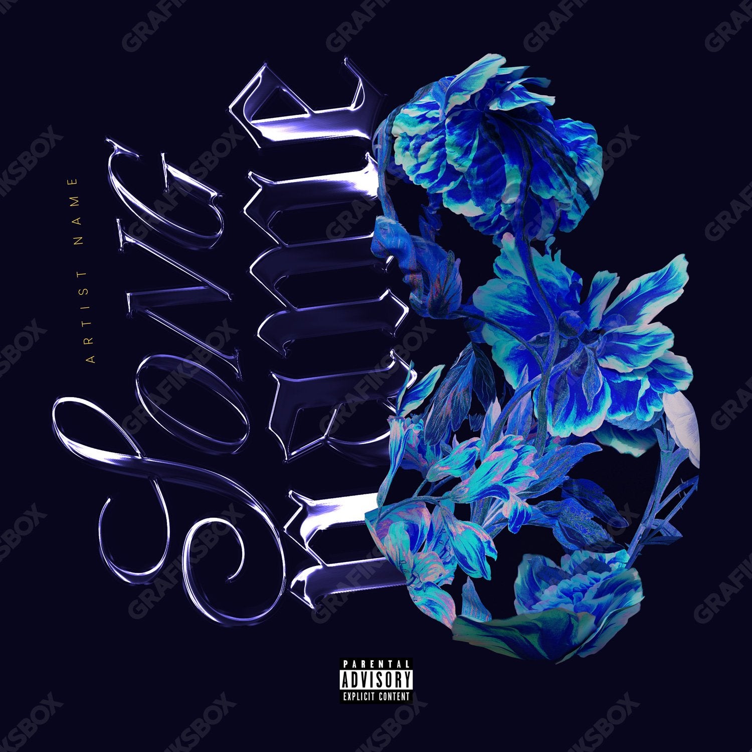 Blue Petal premade cover art