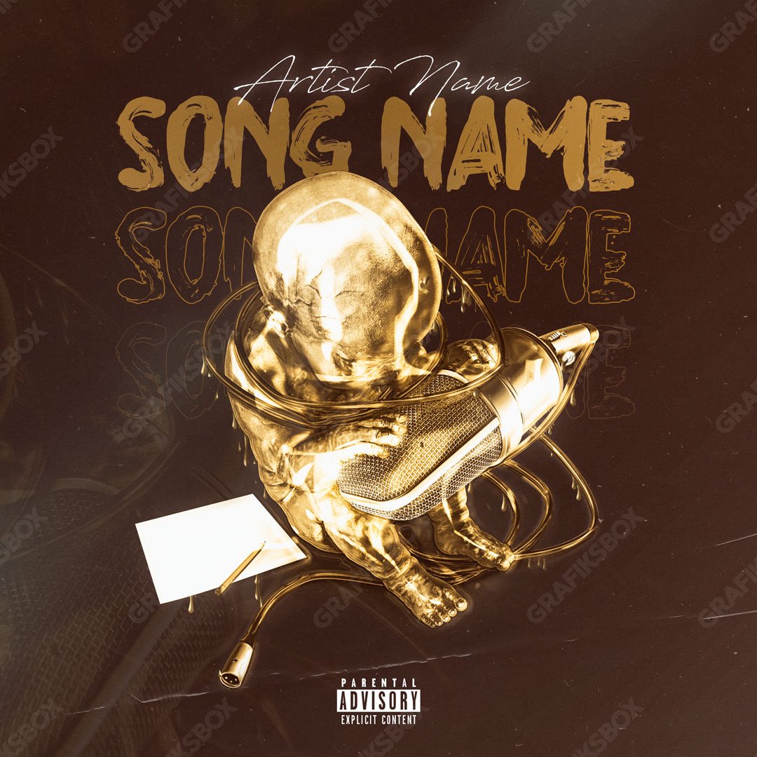 gold mic cover art