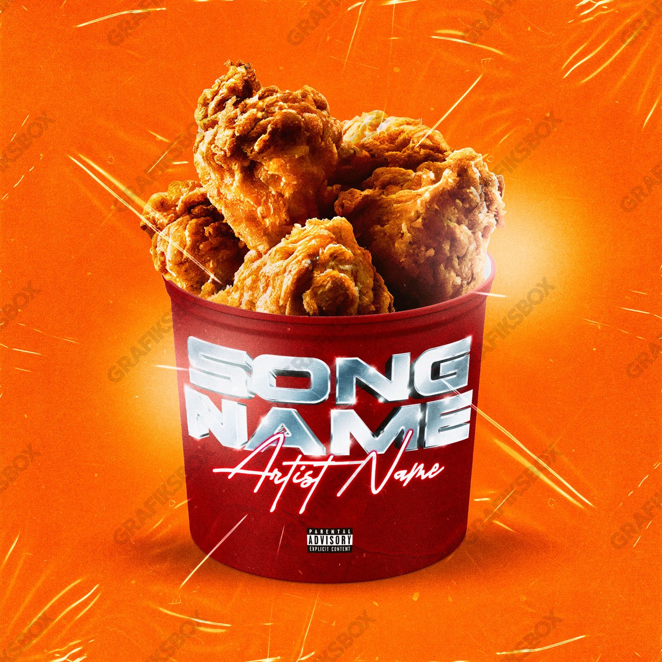 Bucket premade cover art