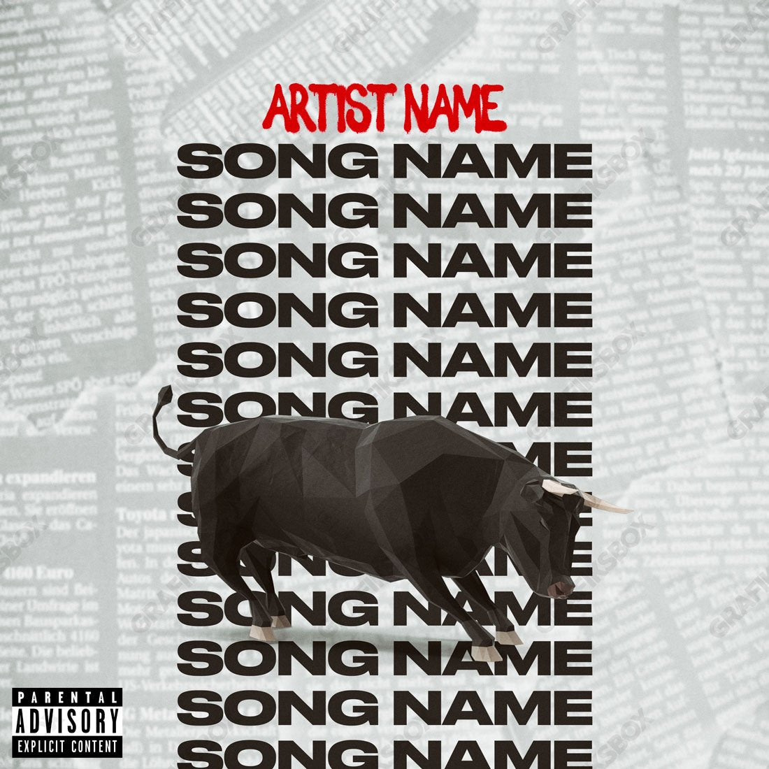 bull premade cover art