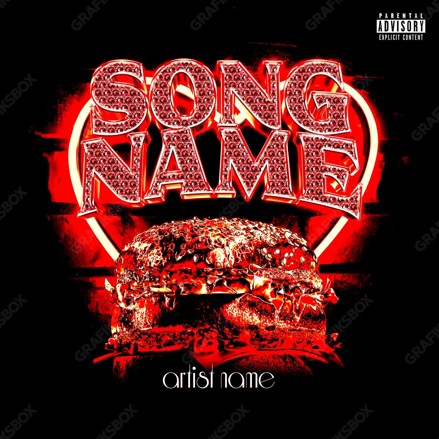 Burger Queen premade cover art