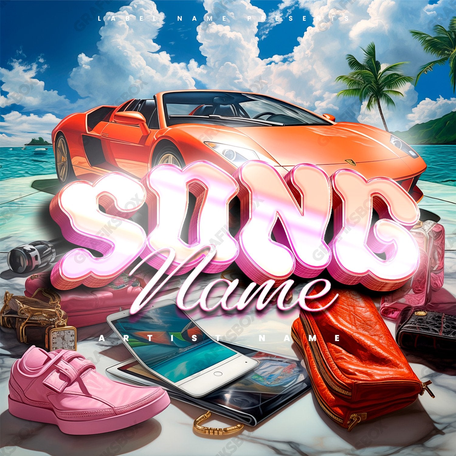 California premade cover art