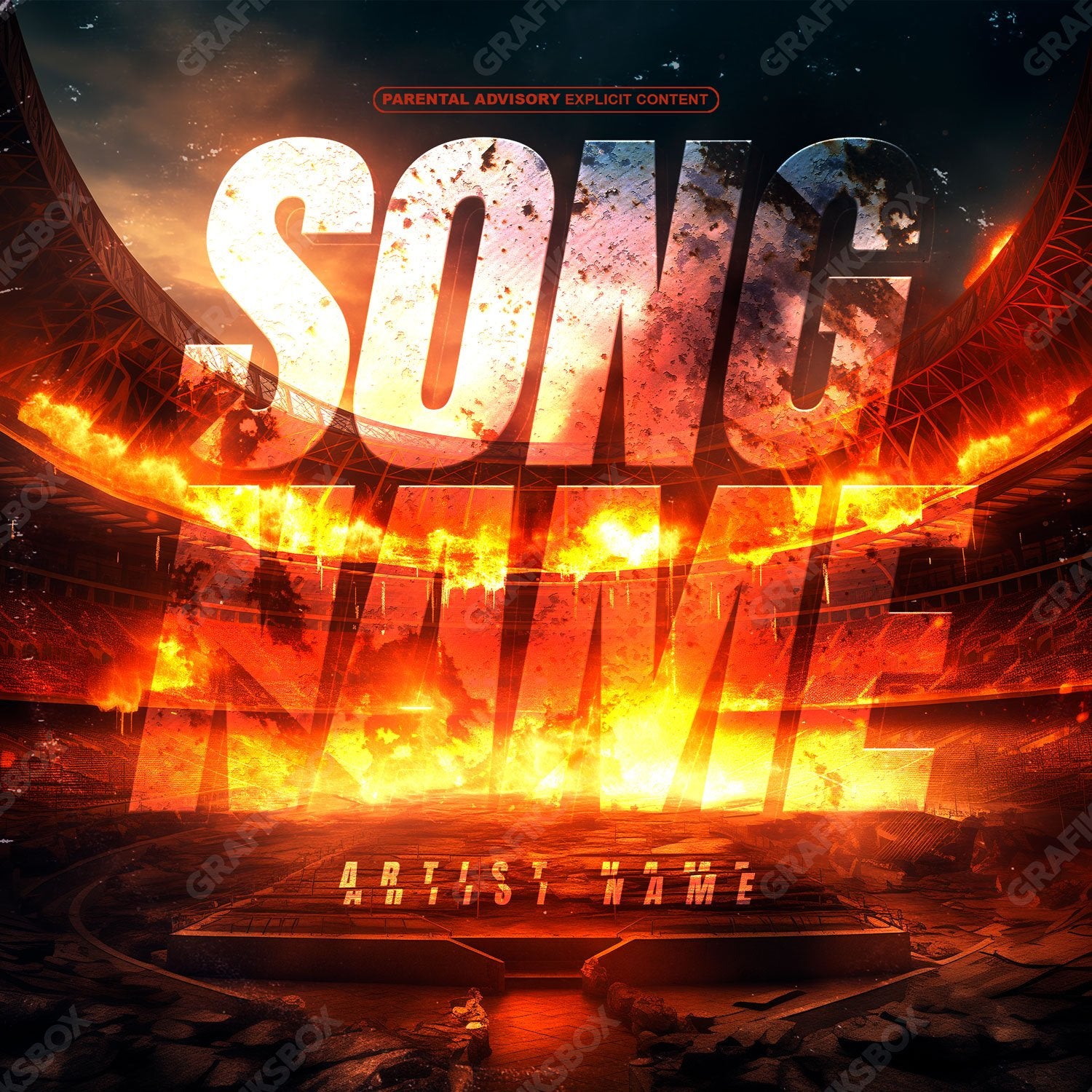 Camp premade cover art