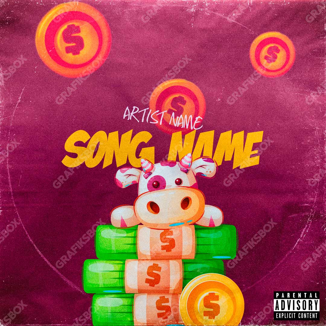 cartoon cash premade cover art