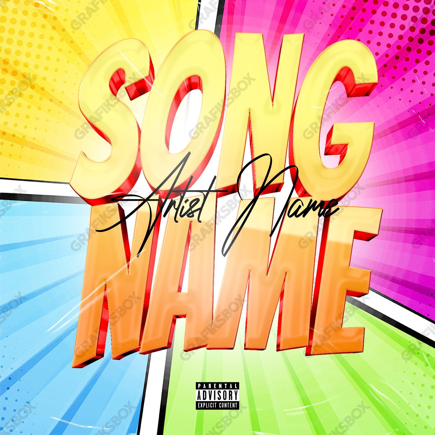 Cartoon Movie premade cover art