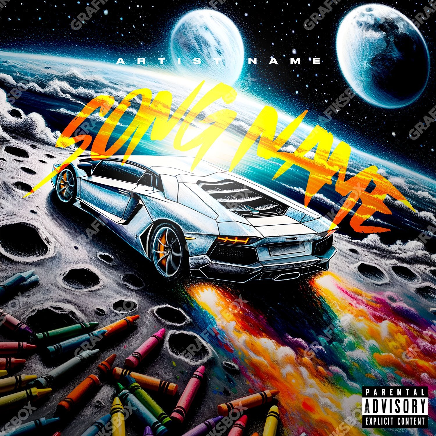 Colorful Race premade cover art