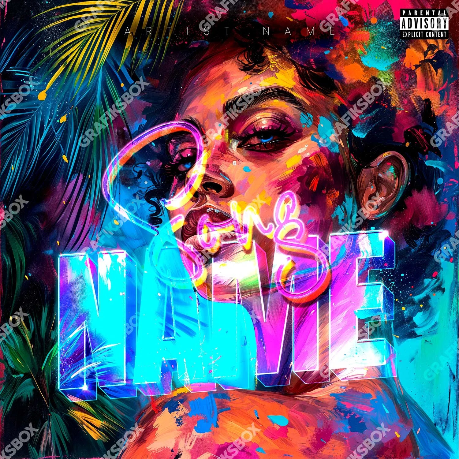 Colorfuly premade cover art