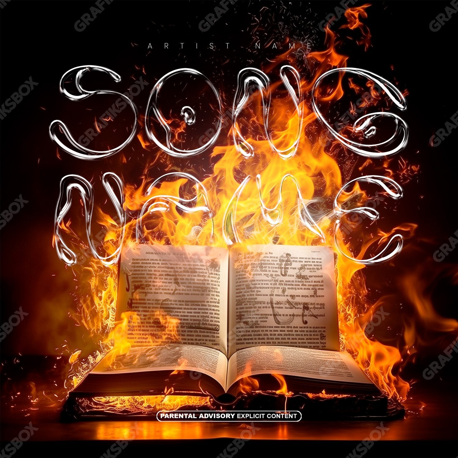 Composition premade cover art