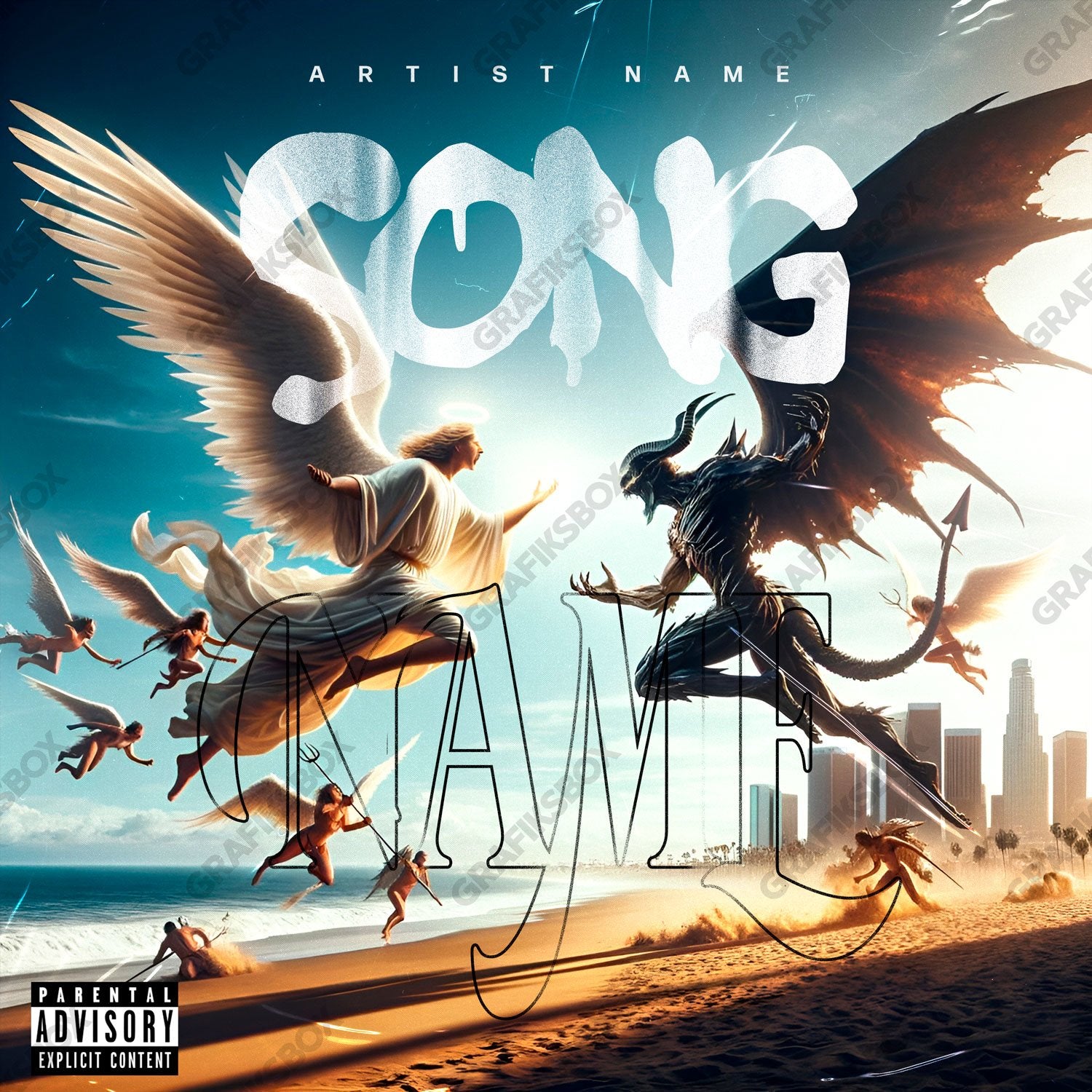 Confrontation premade cover art