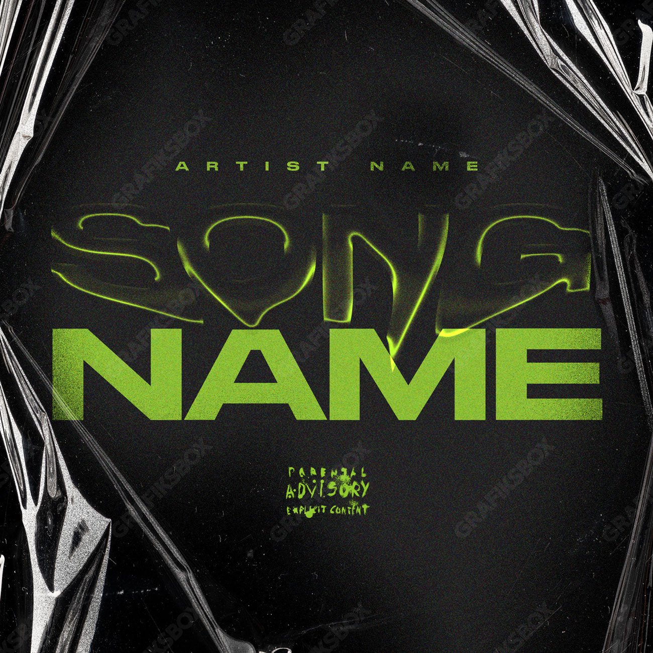 Corrosive premade cover art