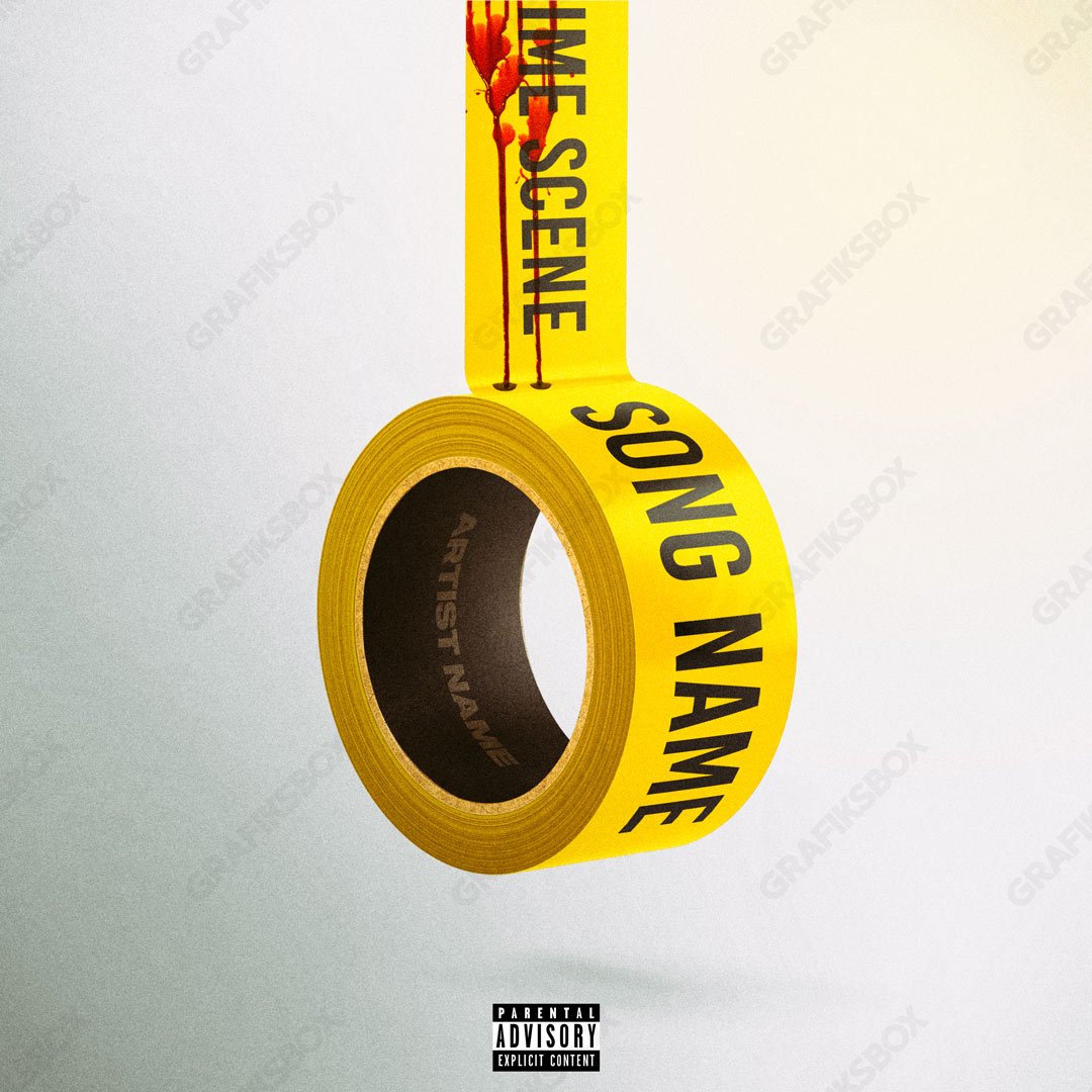 Crime Scene Tape premade cover art