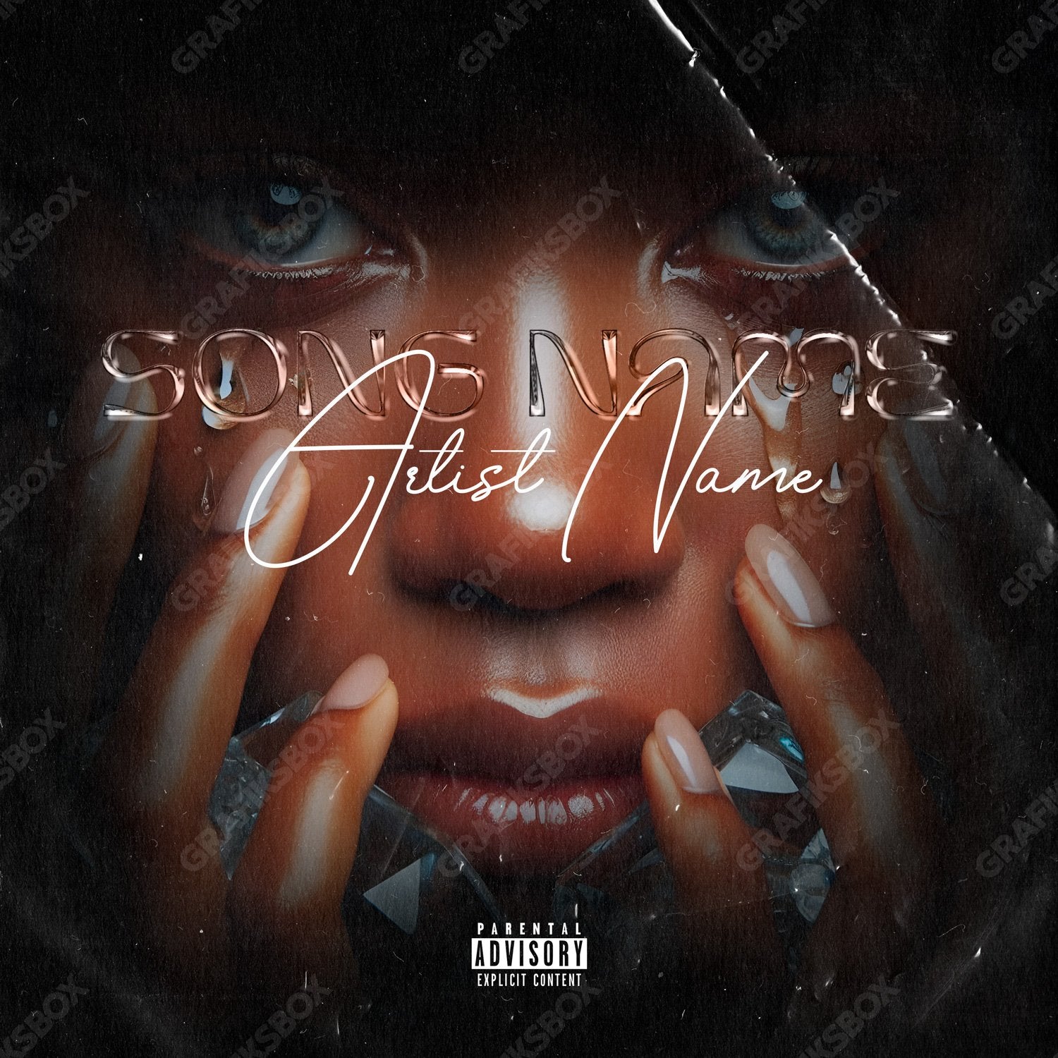 Crying premade cover art