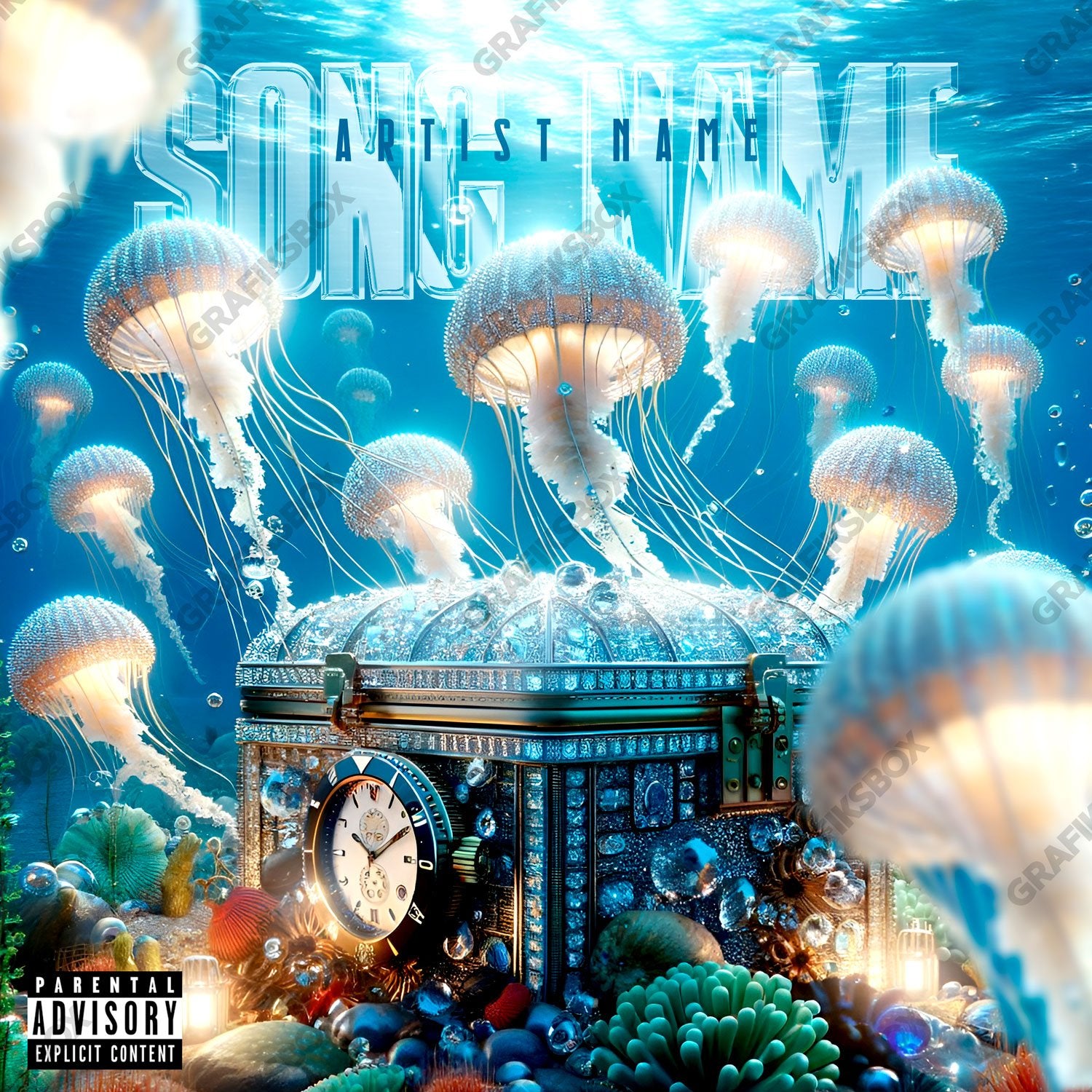 Deep Treasure premade cover art