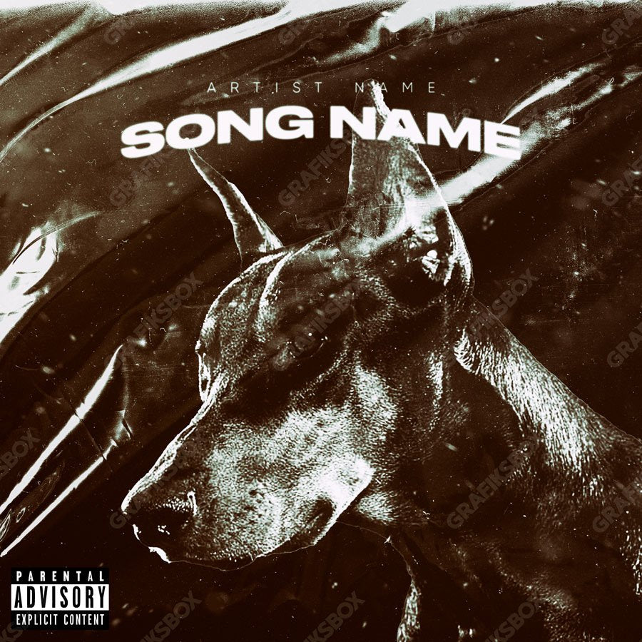 doberman premade cover art