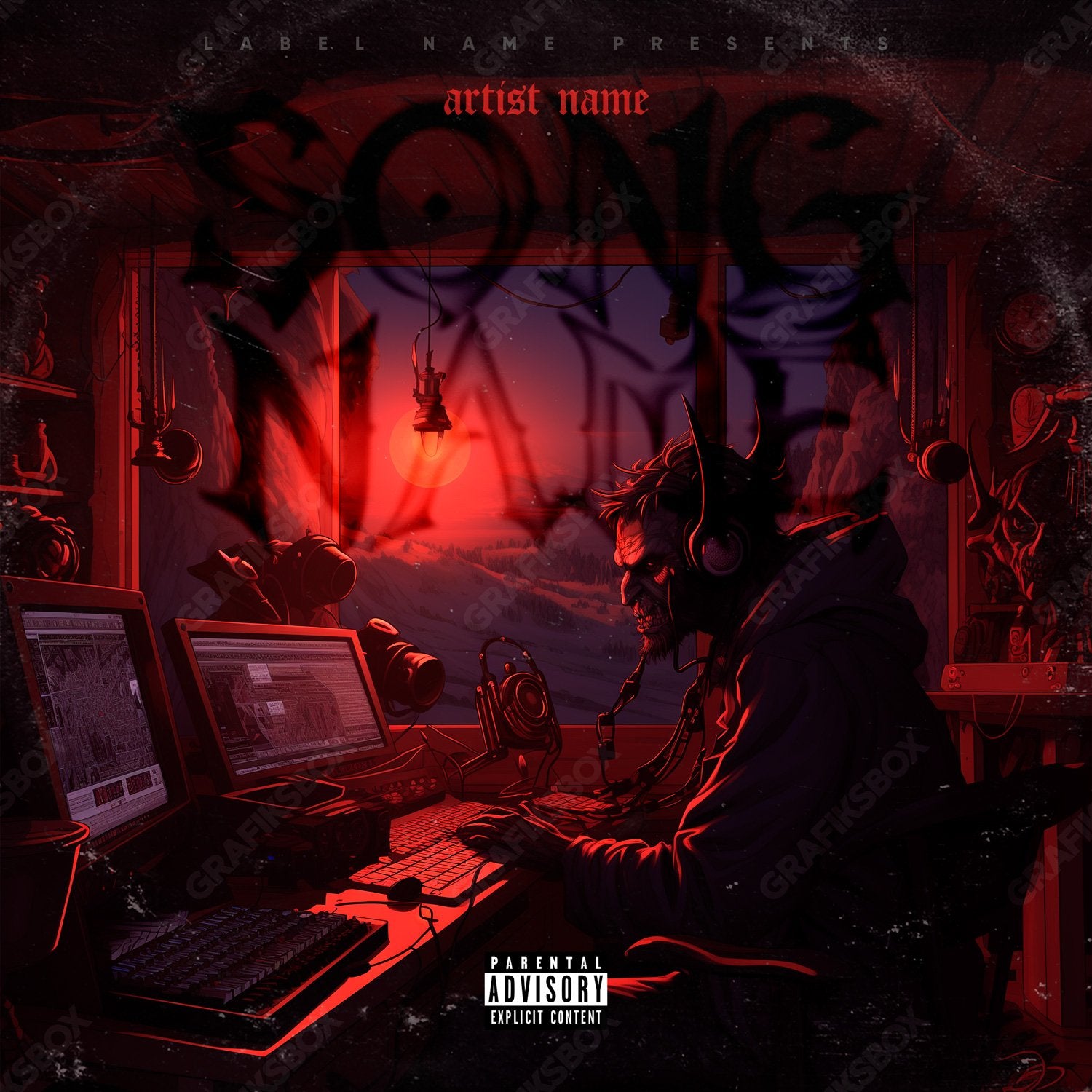 Evil Stream premade cover art