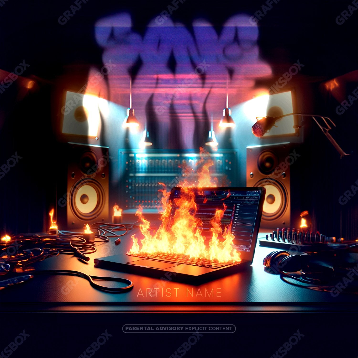 FL Fire premade cover art