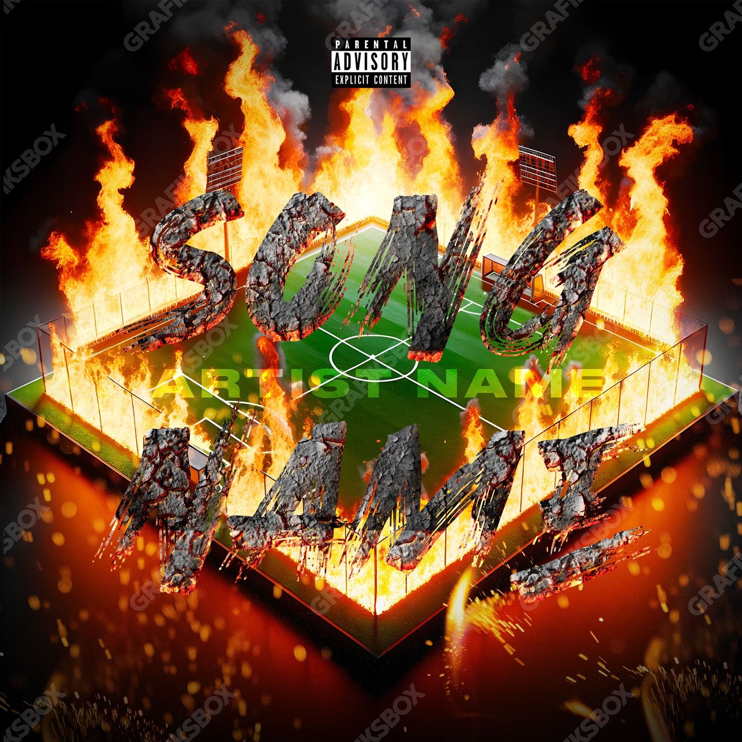 Field Fire premade cover art