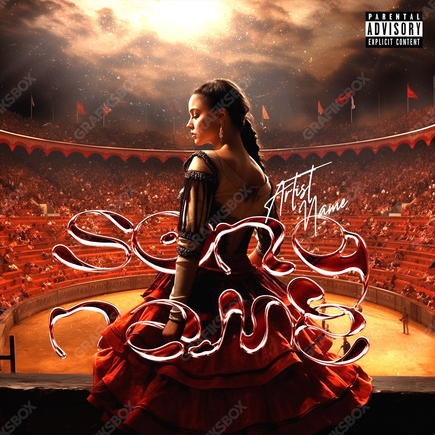 Flamenca premade cover art