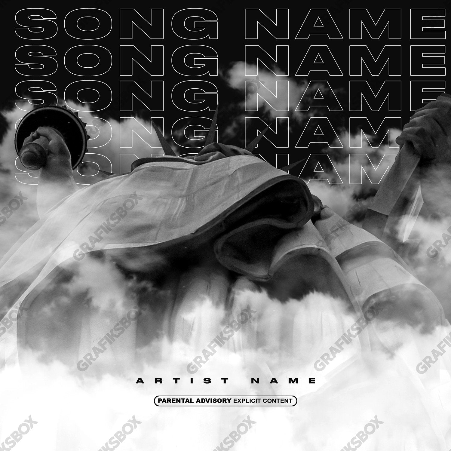 From Statue premade cover art