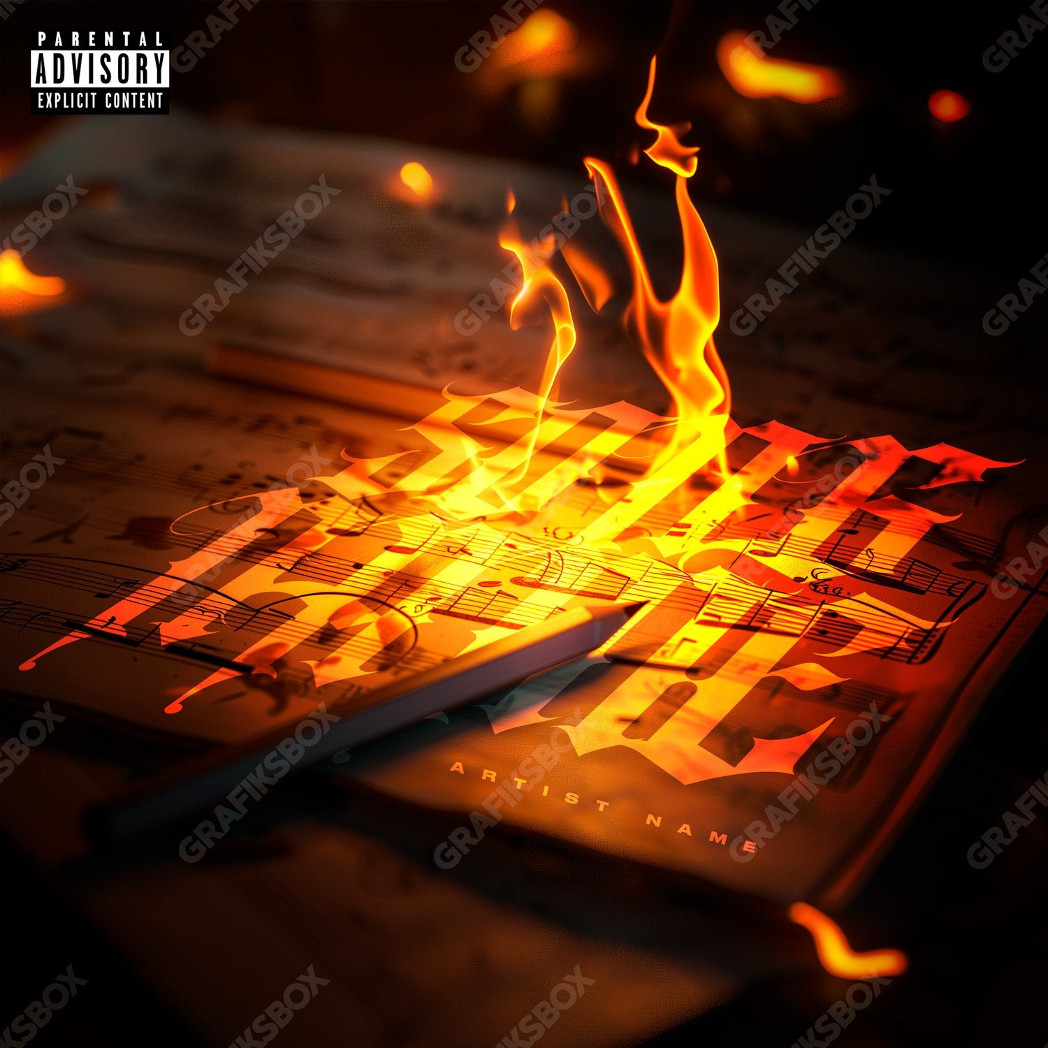 Fyah premade cover art