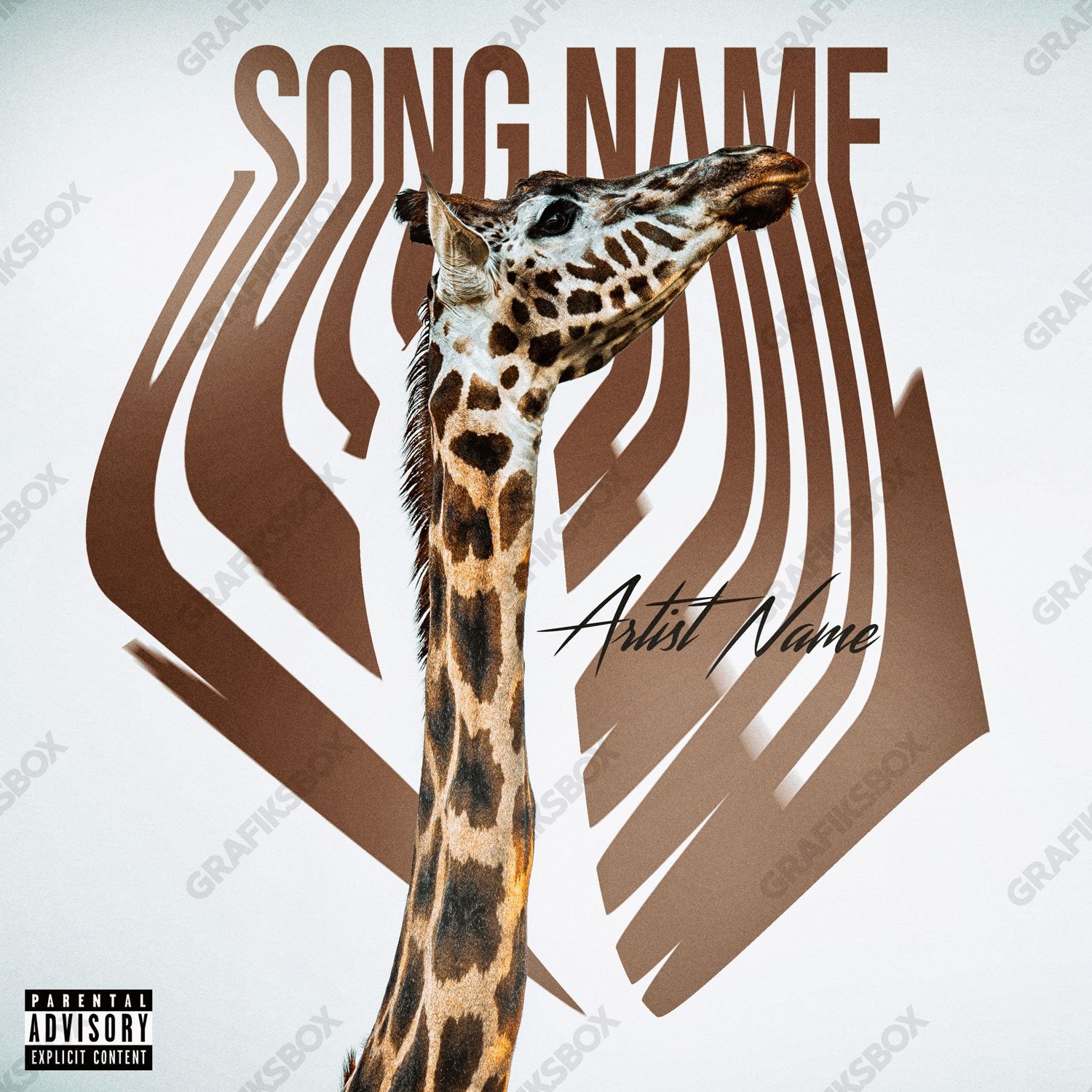 Giraffe premade cover art