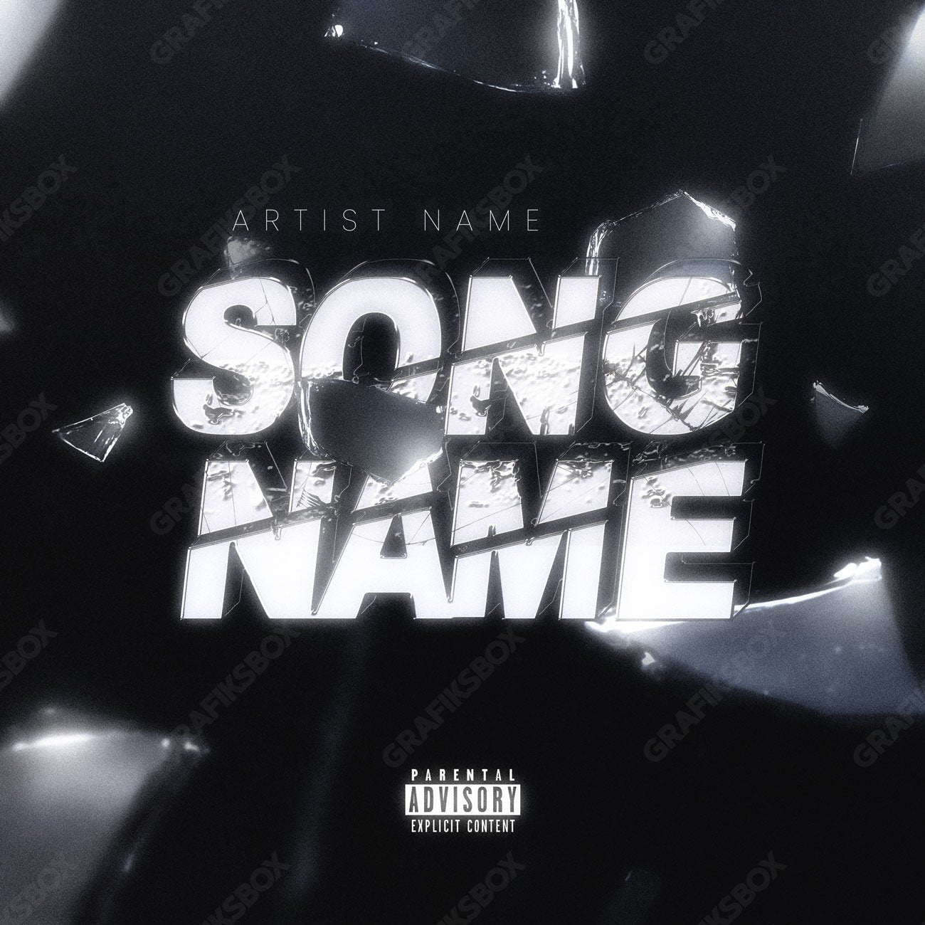 Glass premade cover art