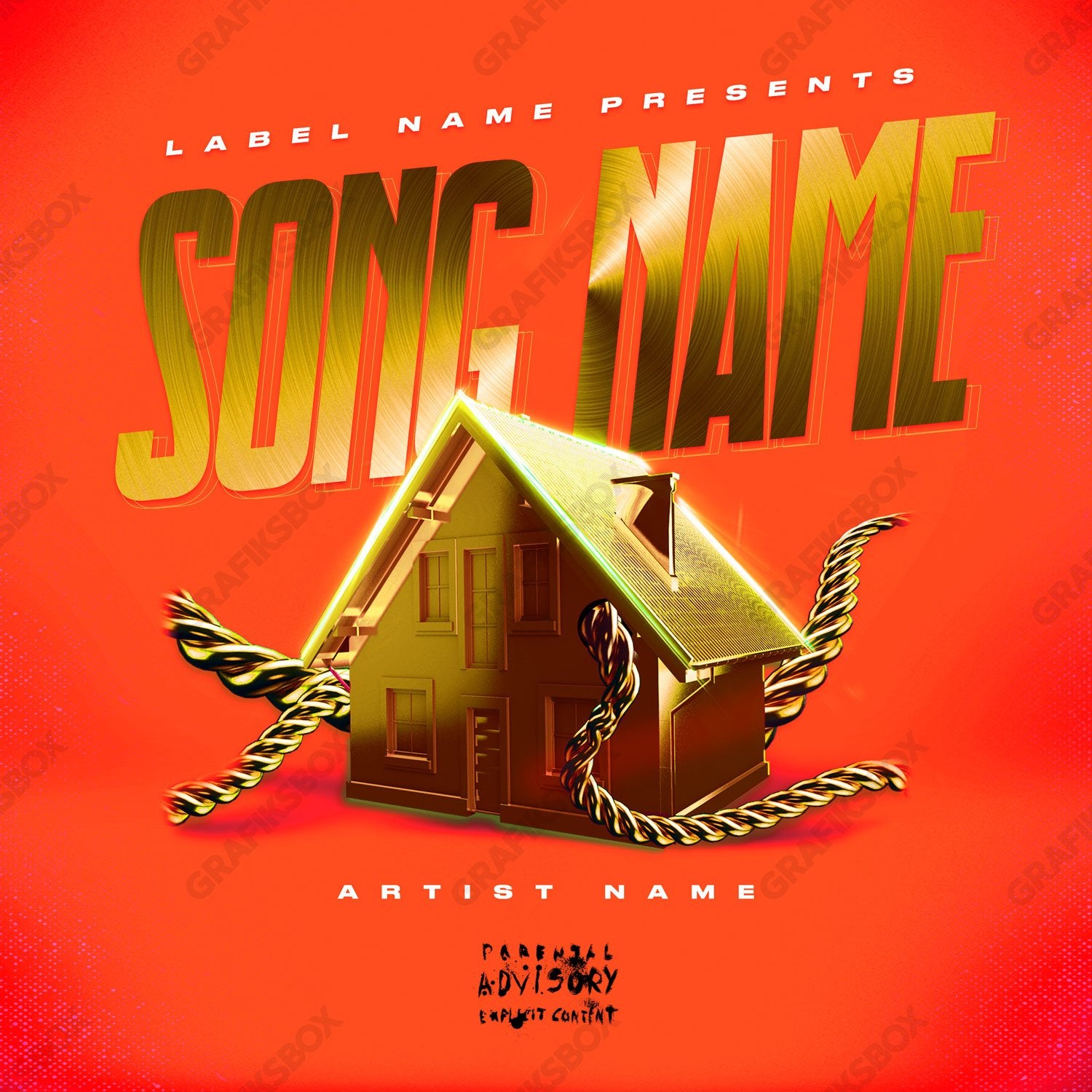 Gold Bando premade cover art