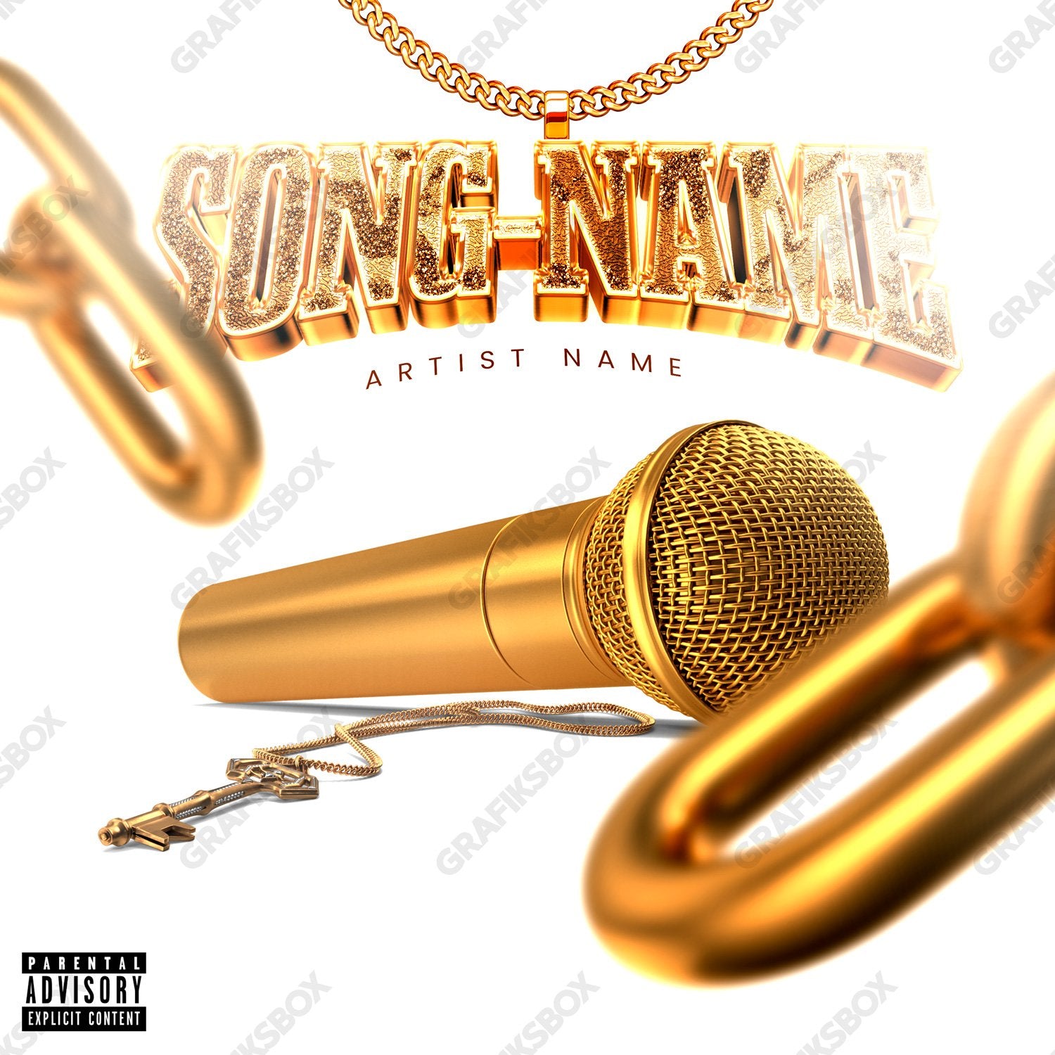 Golden premade cover art