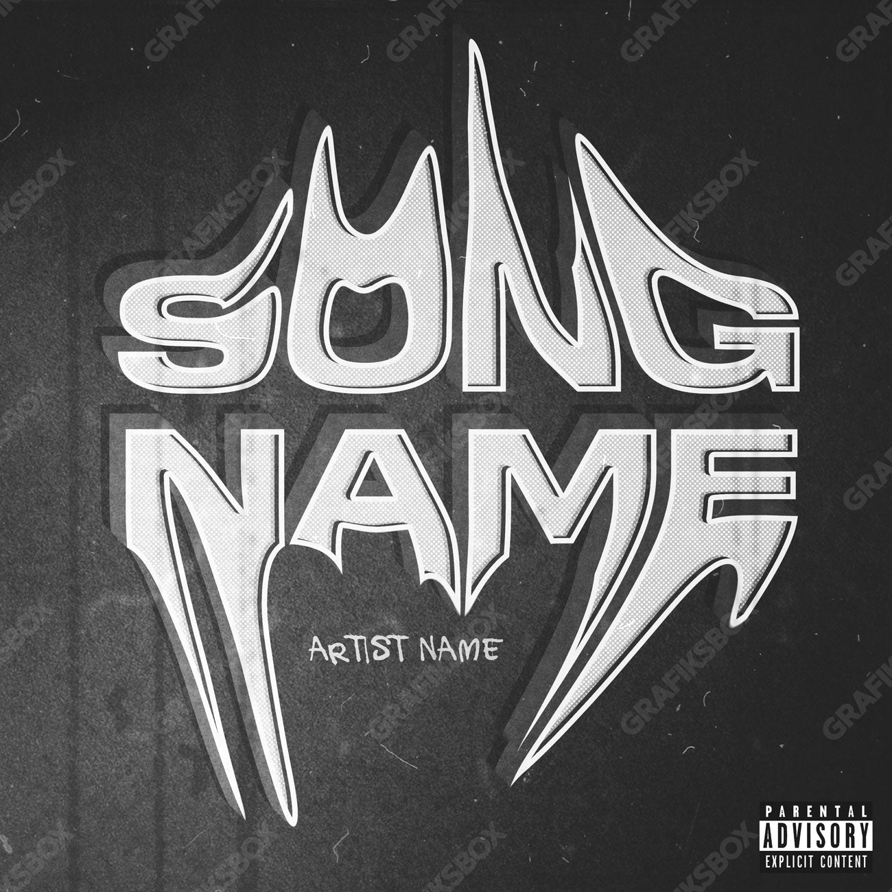 Grainy premade cover art