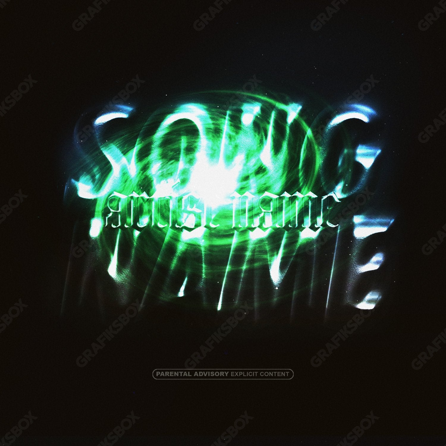 Green Spiral premade cover art