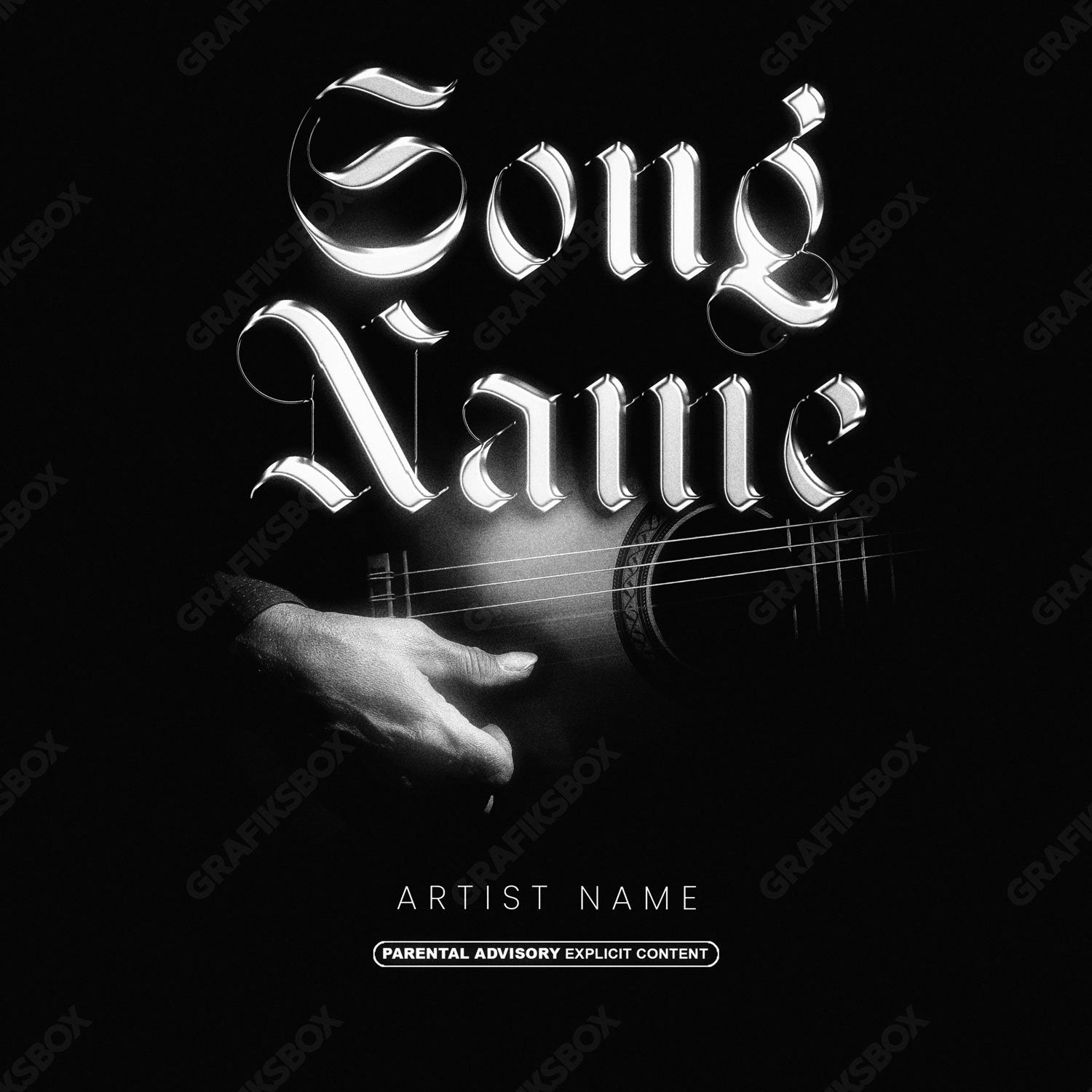 Guitarist premade cover art