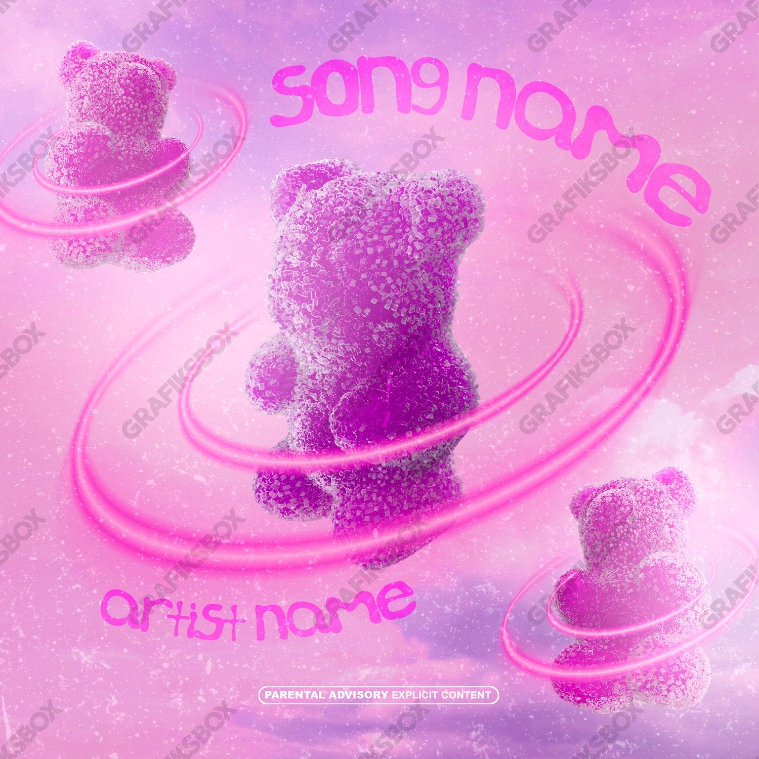 Gummy Bear premade cover art