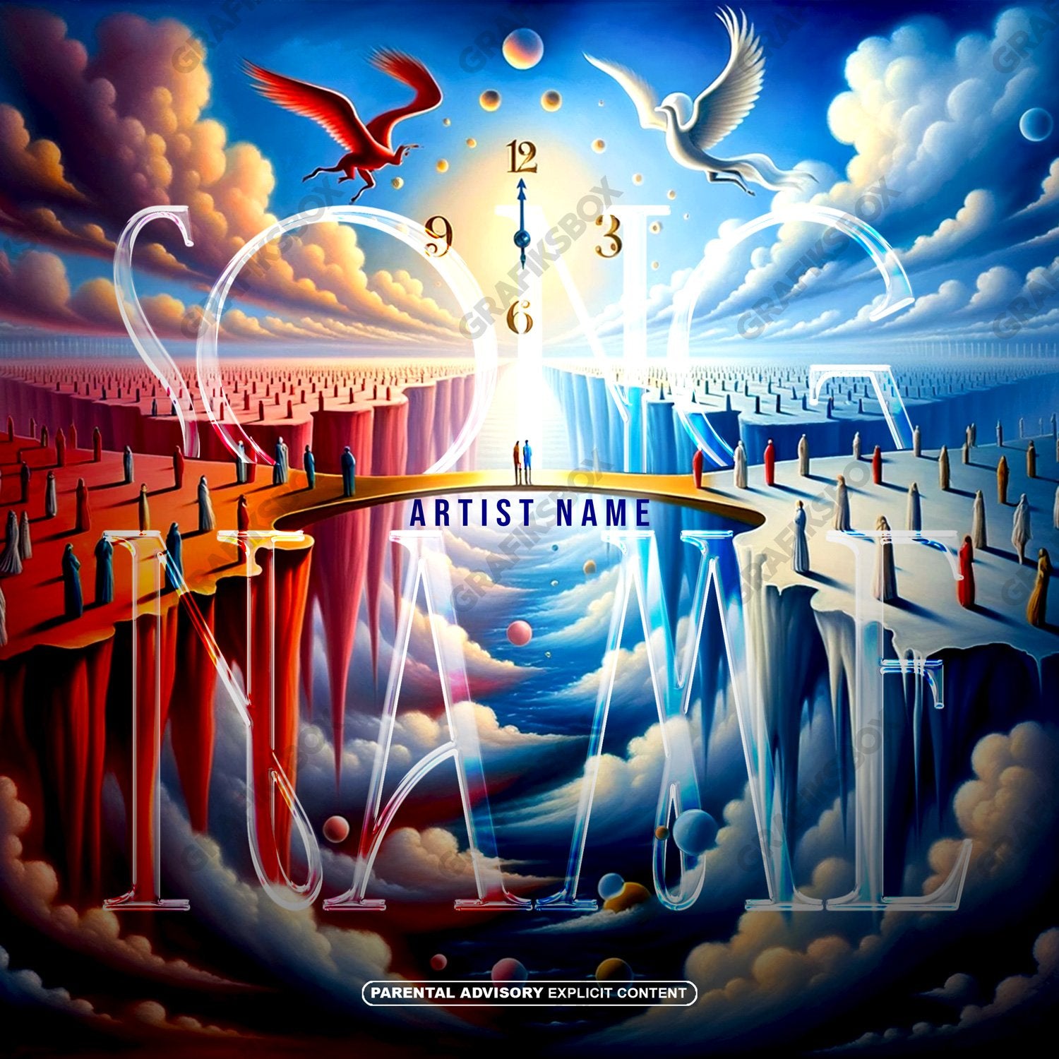 Hell And Heaven premade cover art