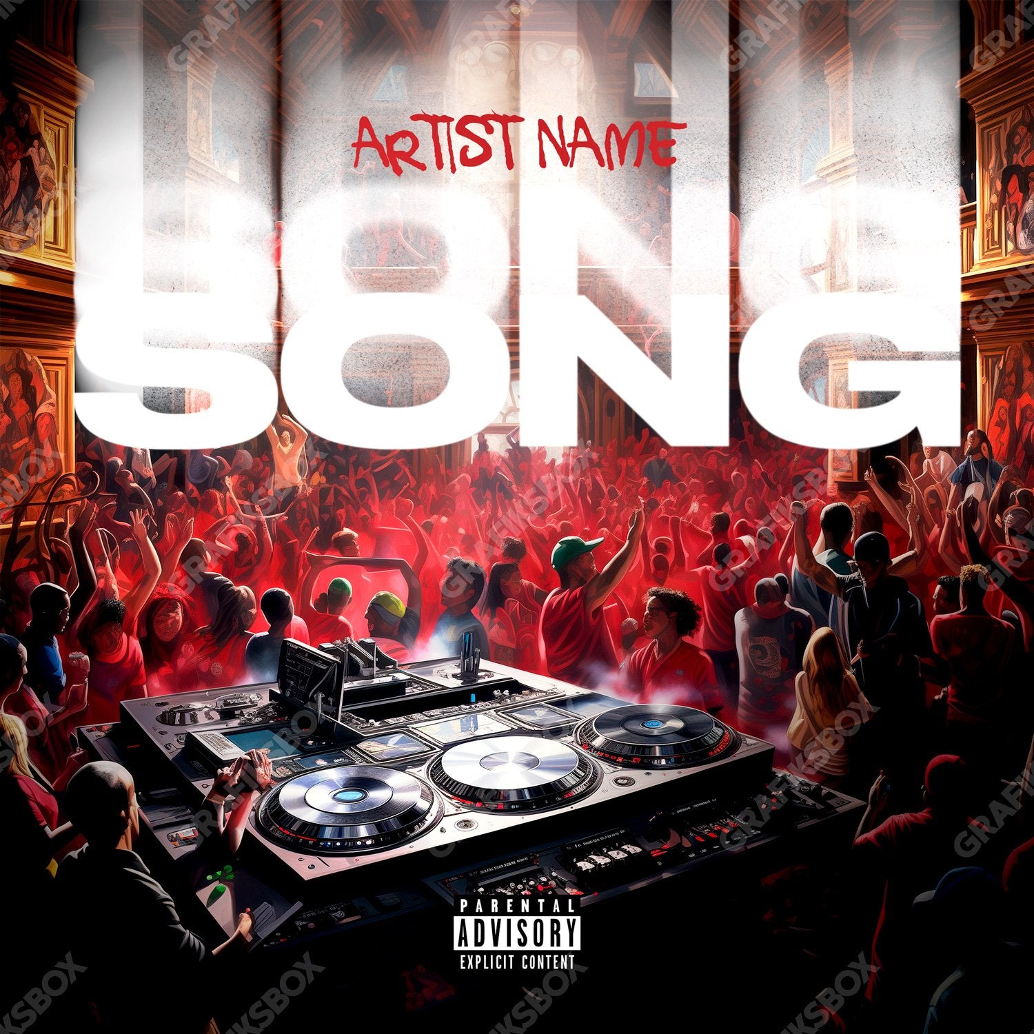 House Party premade cover art