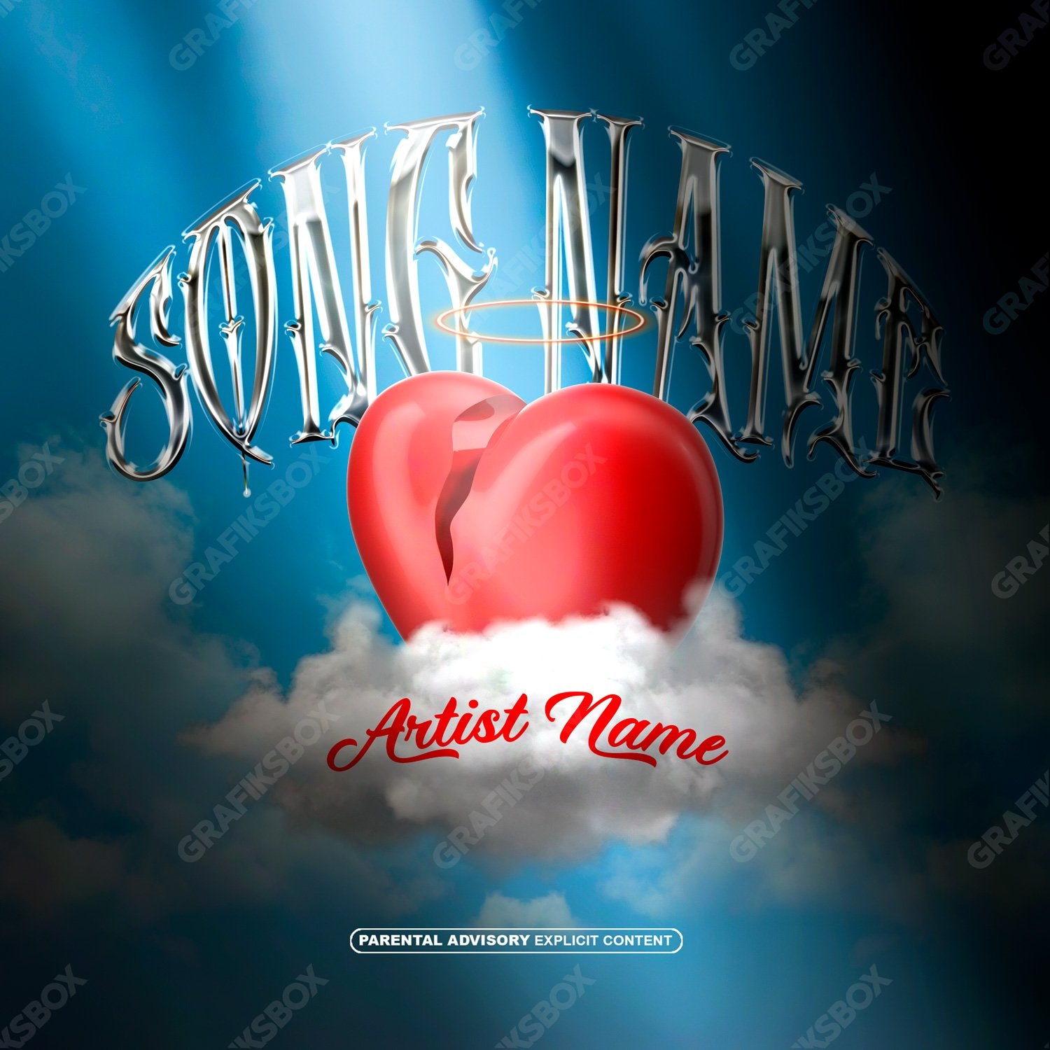 Illuminated premade cover art