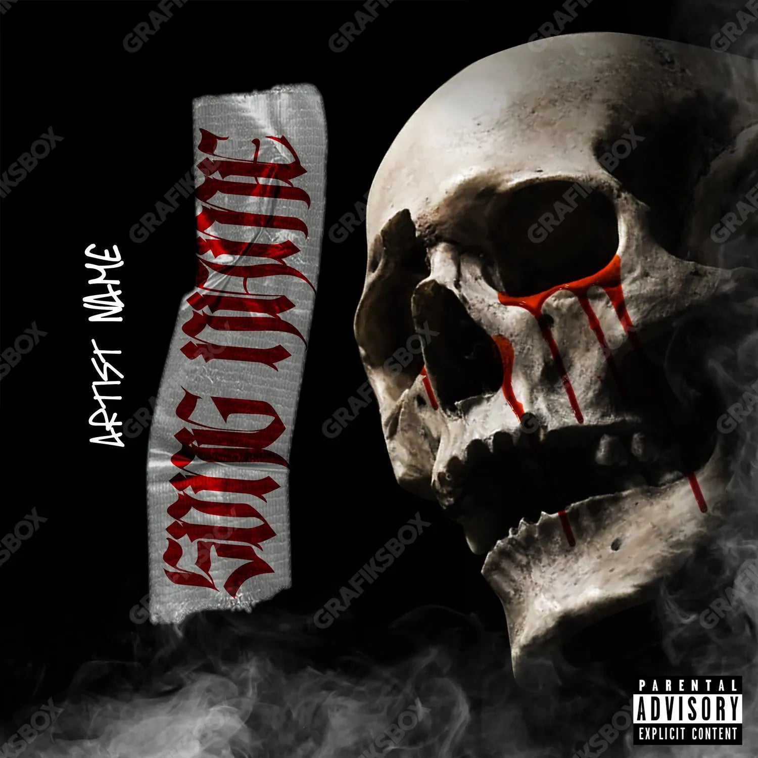 Indented premade cover art