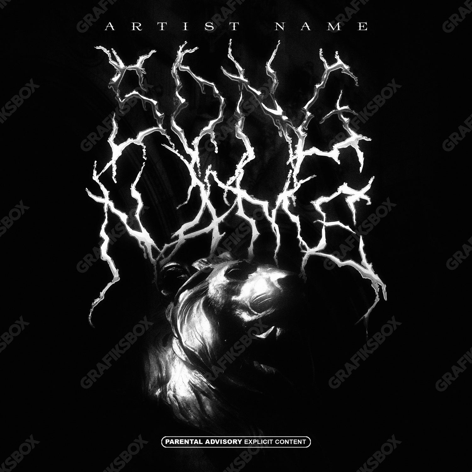 Lion premade cover art