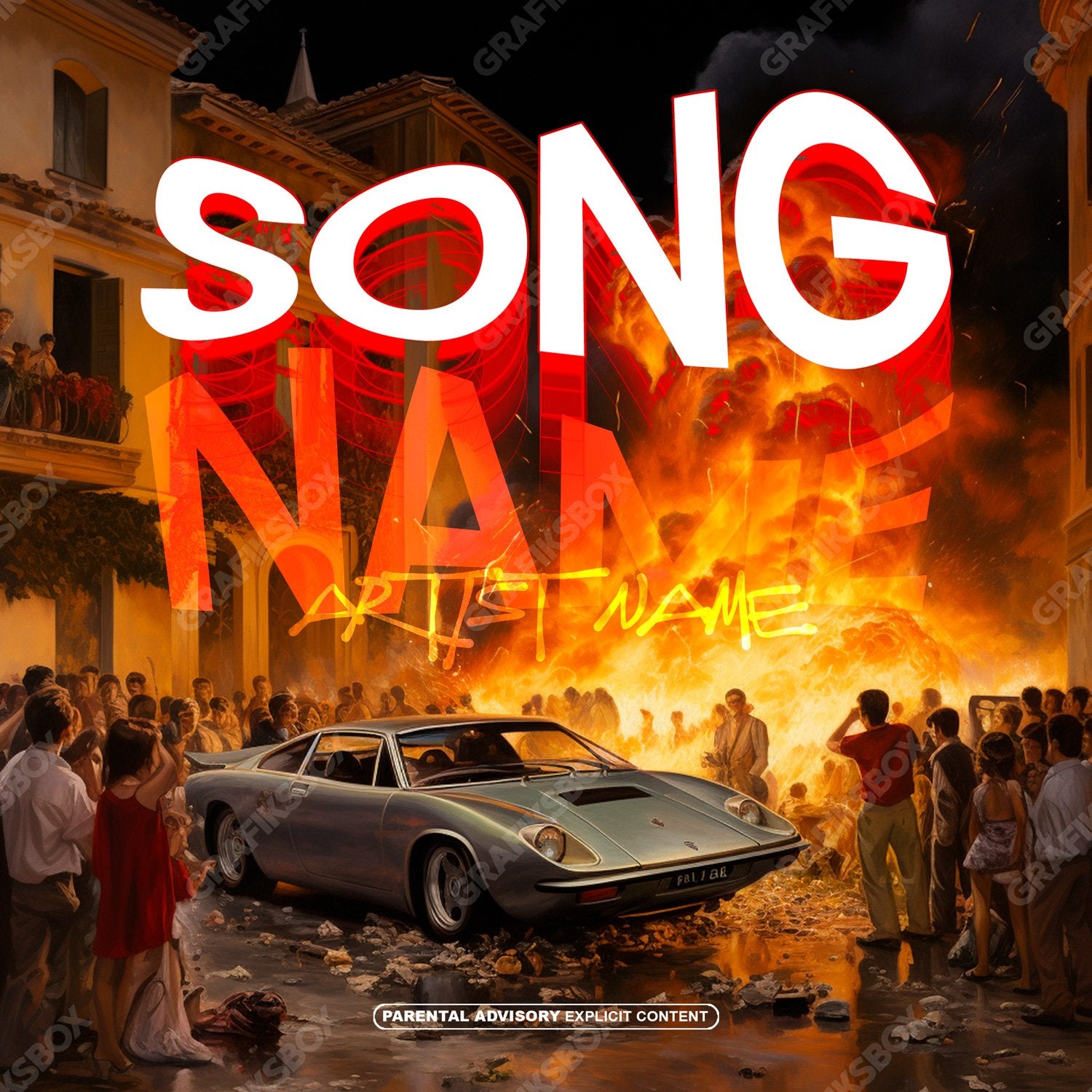 Llamas premade cover art