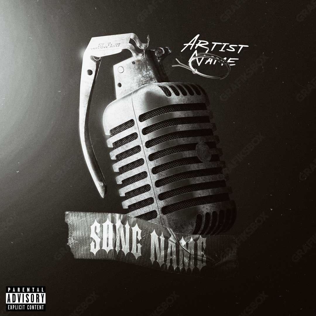 music bomb premade cover art