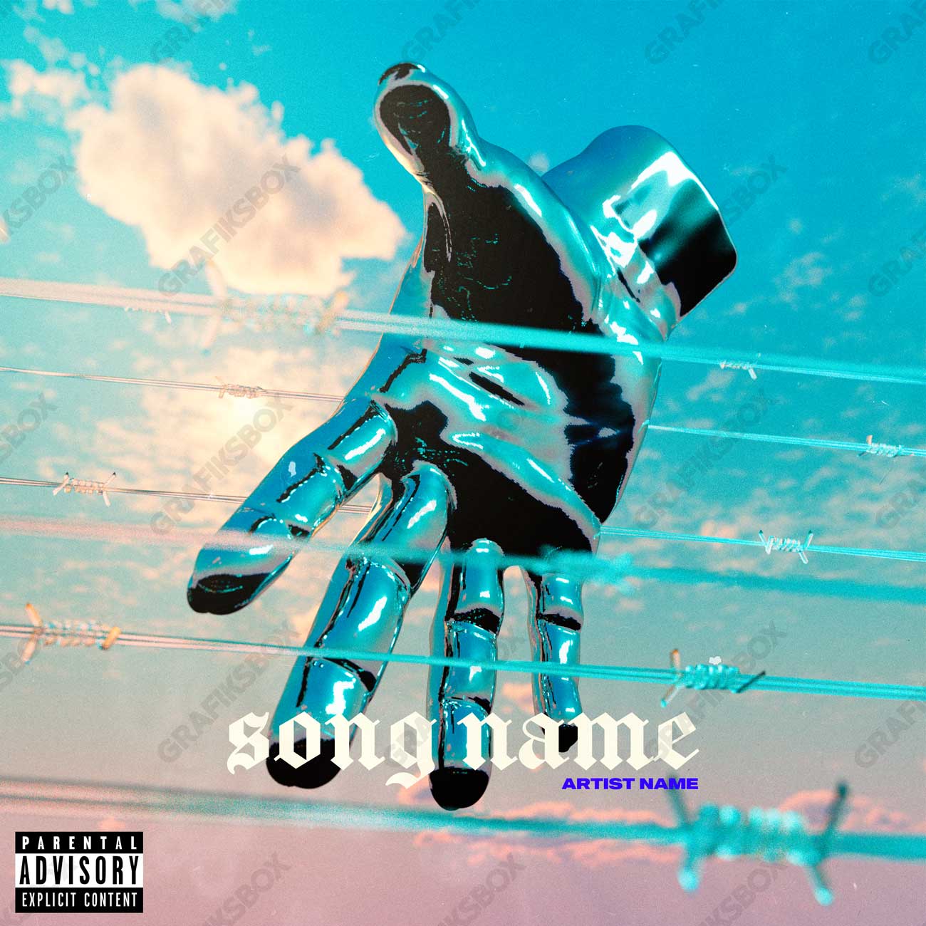 Metal Hand premade cover art